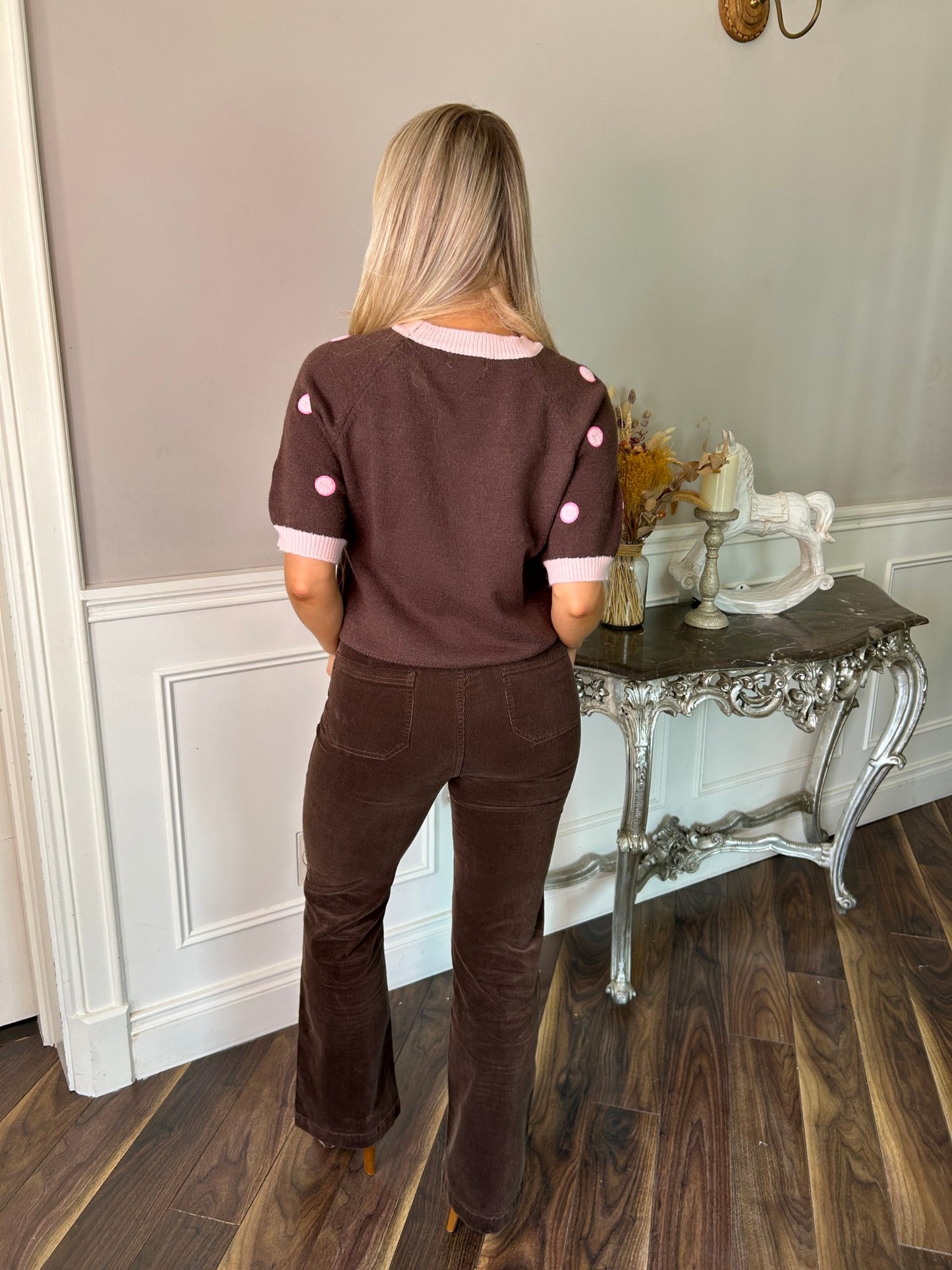 Dott Knit Chocolate  - Image 5