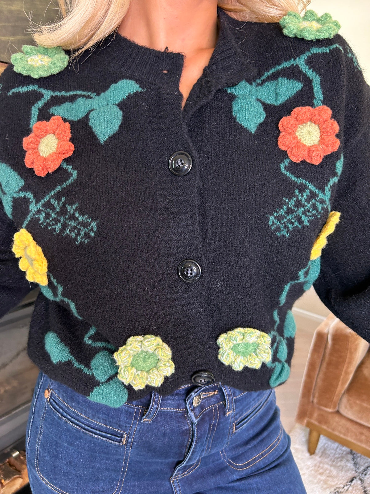 Evalina Cardi Black - Image unknown