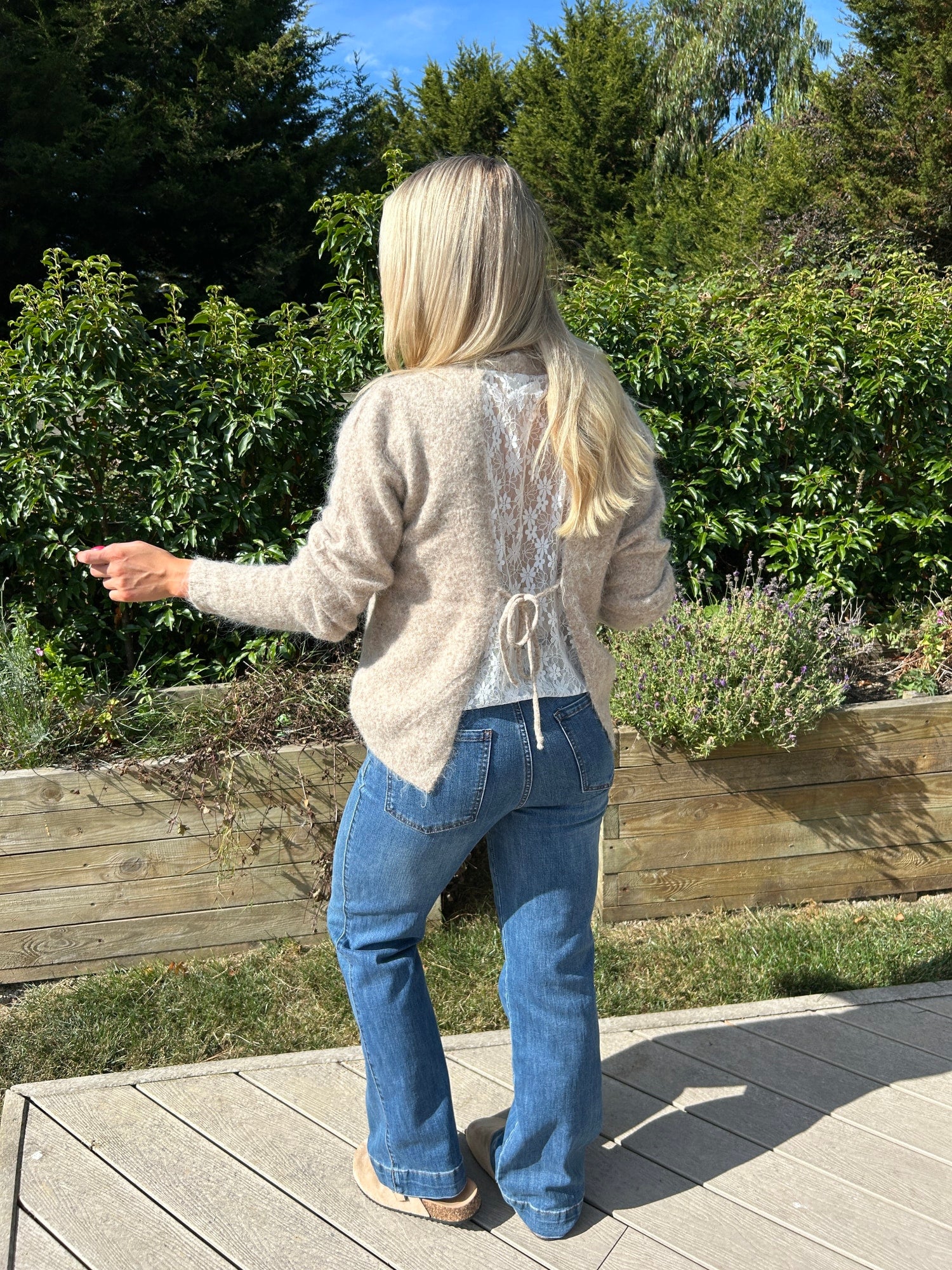 Bonnie Lace Back Cardi - Image 6