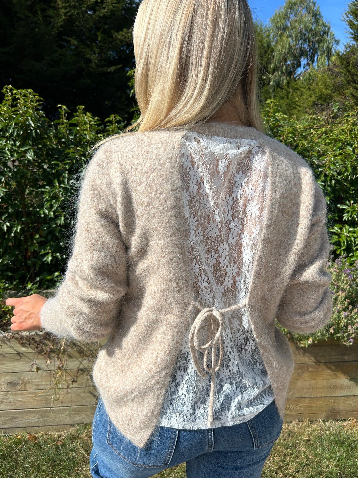Bonnie Lace Back Cardi - Image 2