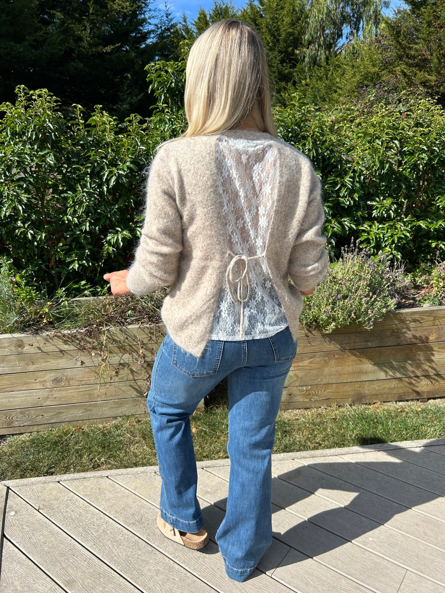 Bonnie Lace Back Cardi - Image 8