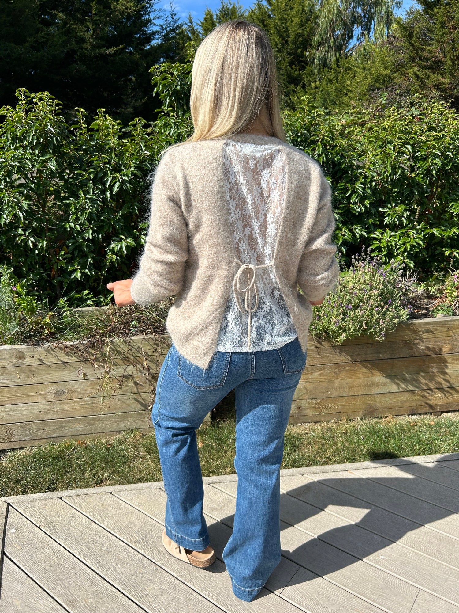 Bonnie Lace Back Cardi - Image 8