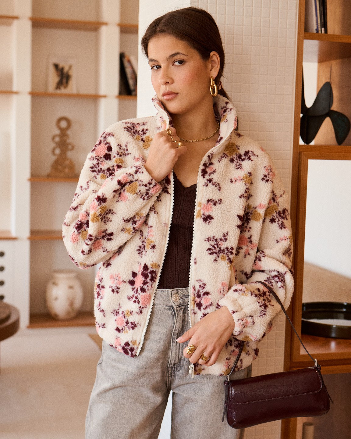 Joy Fleece Bomber - Image 2