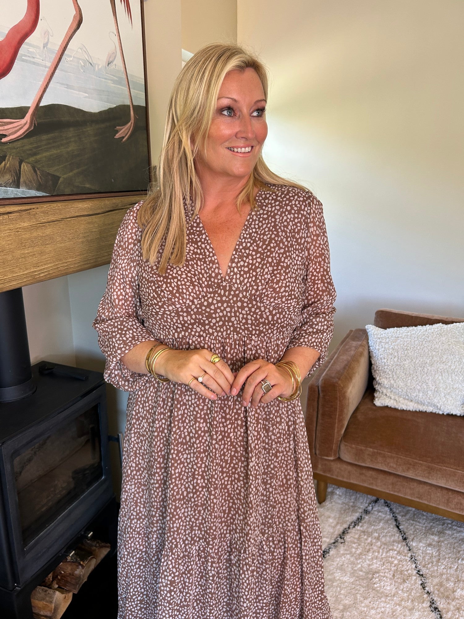 Maple Dress Brown - Image 5