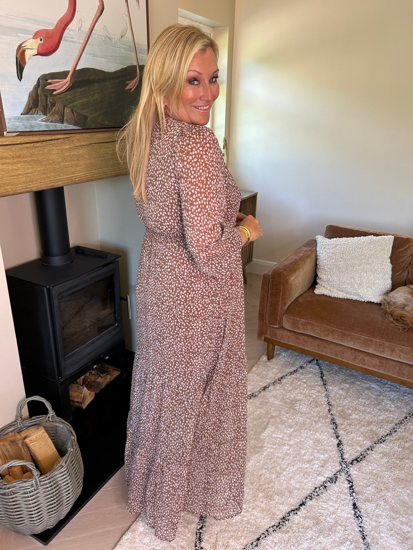 Maple Dress Brown - Image 6