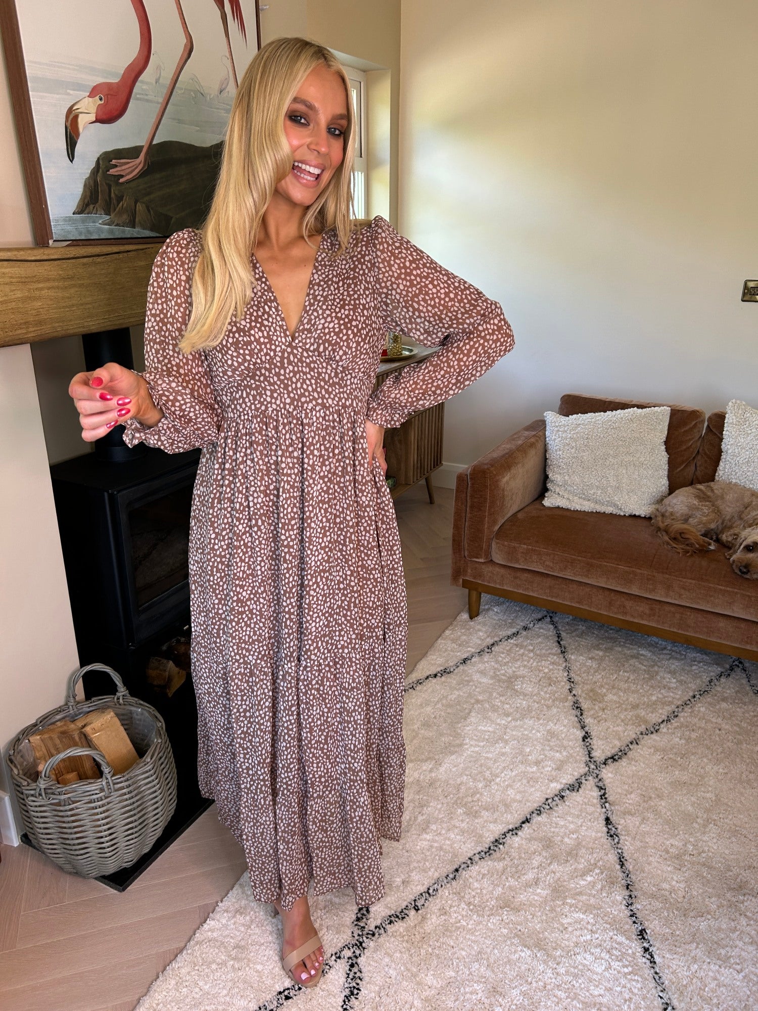 Maple Dress Brown - Image 7