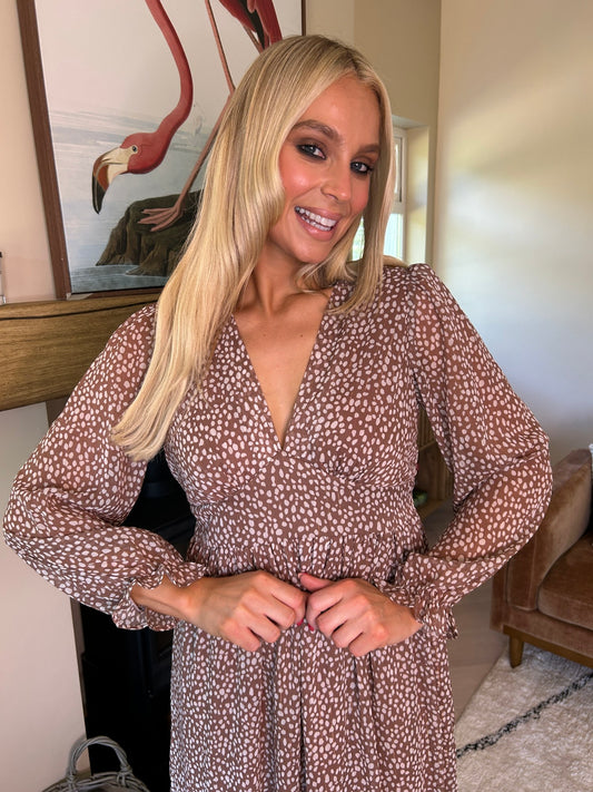 Maple Dress Brown - Image 1