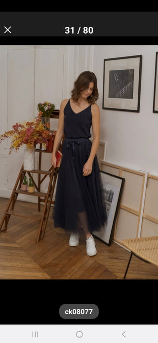 Tulle Skirt Navy - Image unknown