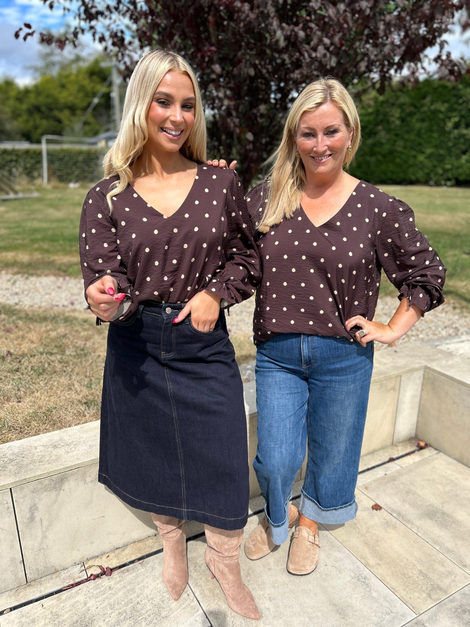 Sophia Top Chocolate Dot - Image 8