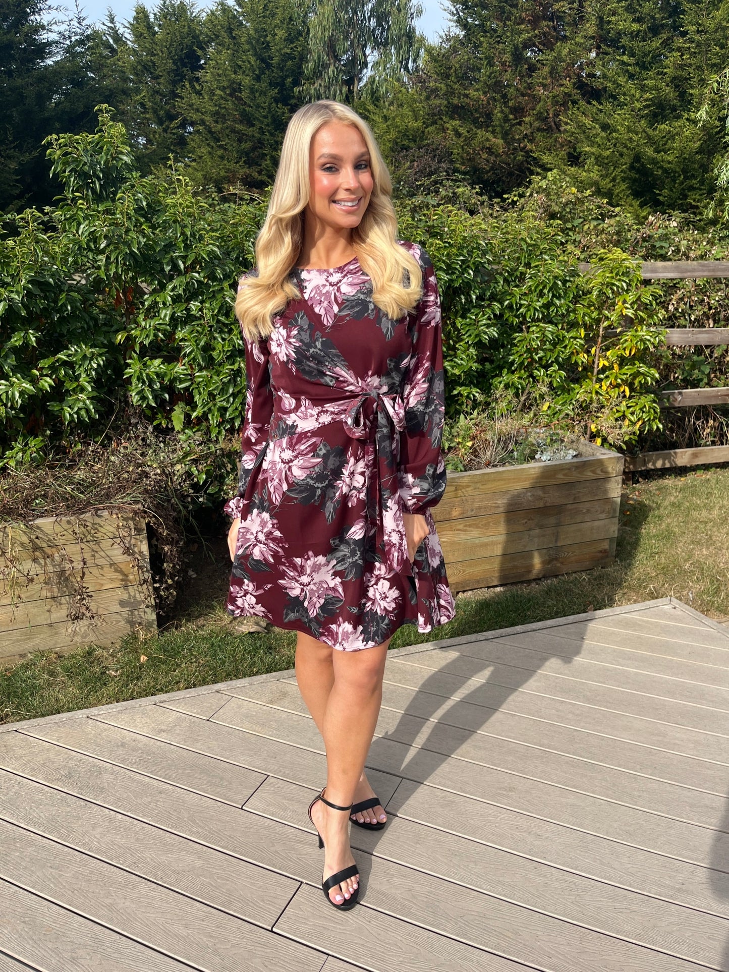 Grace Dress Burgundy - Image 1