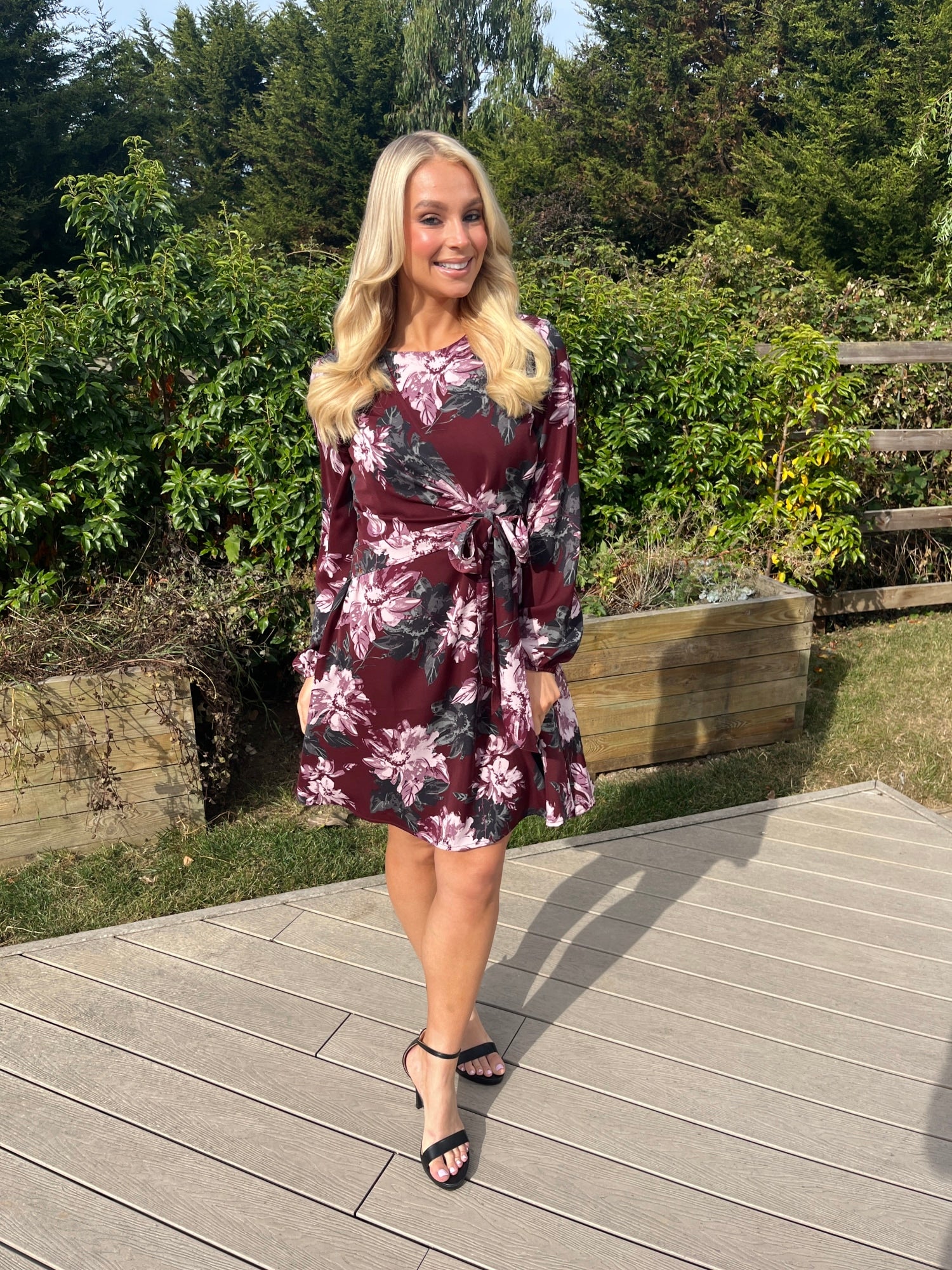 Grace Dress Burgundy - Image 1