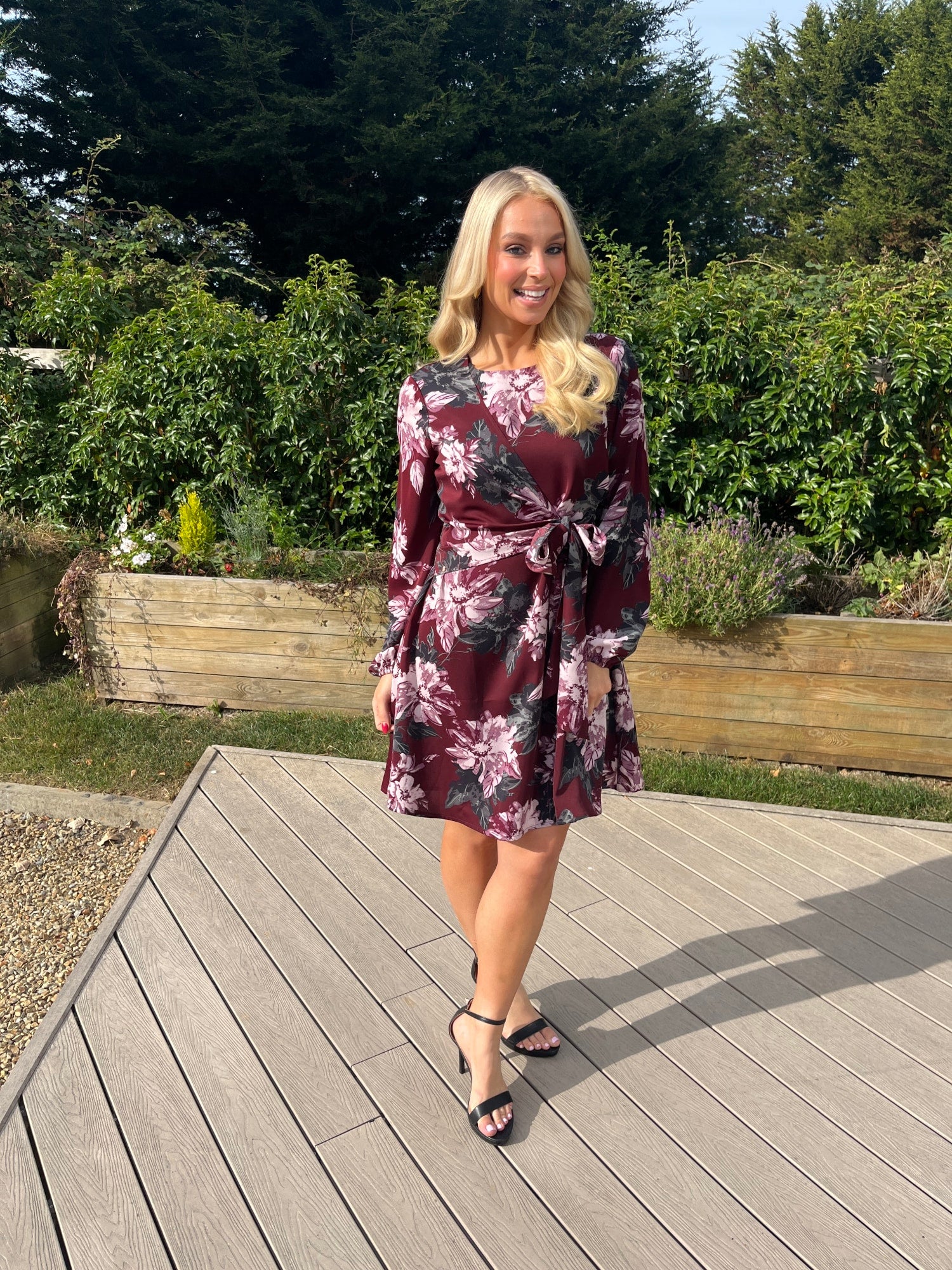 Grace Dress Burgundy - Image 5