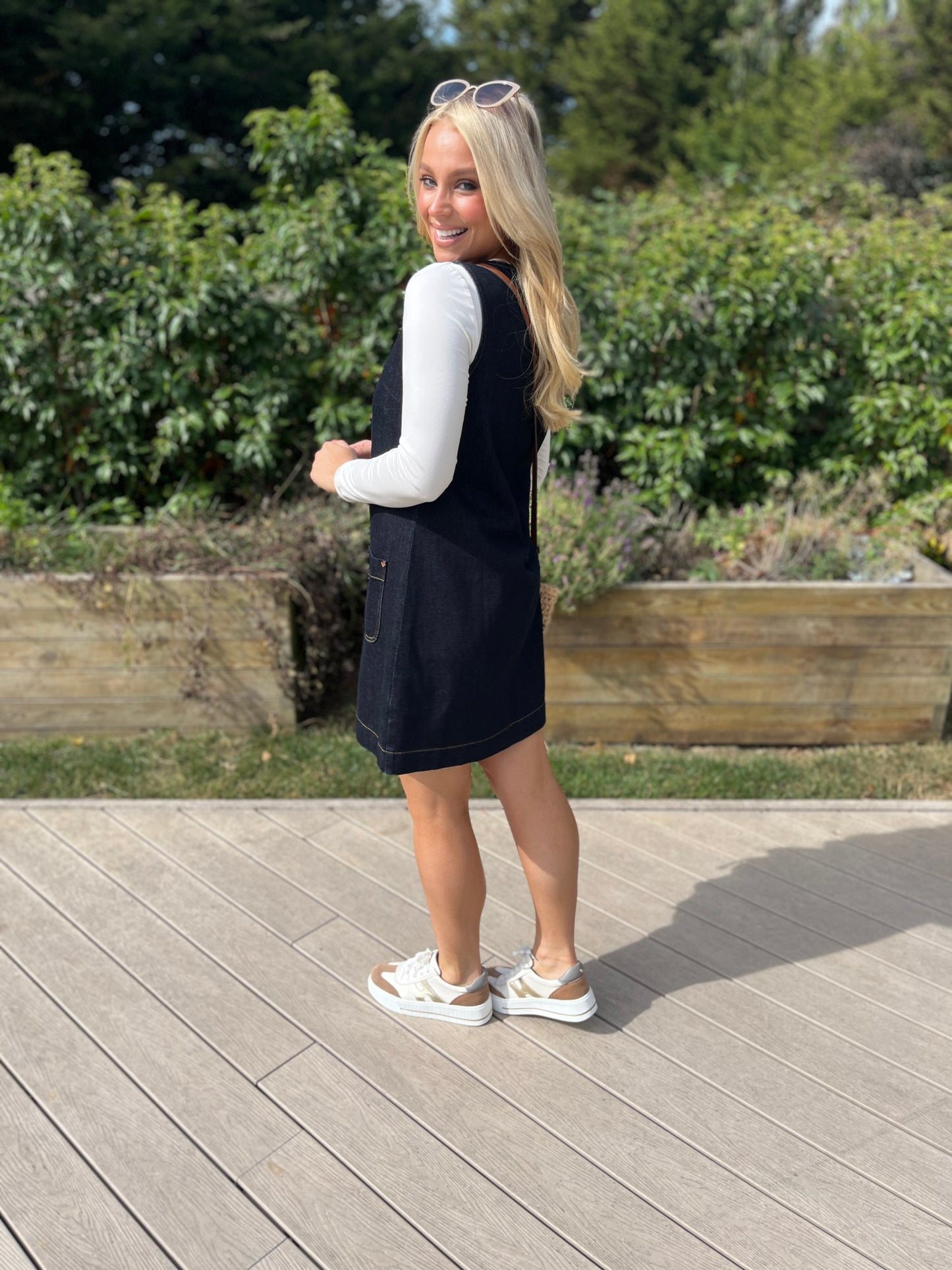 Helena Denim Dress - Image 3