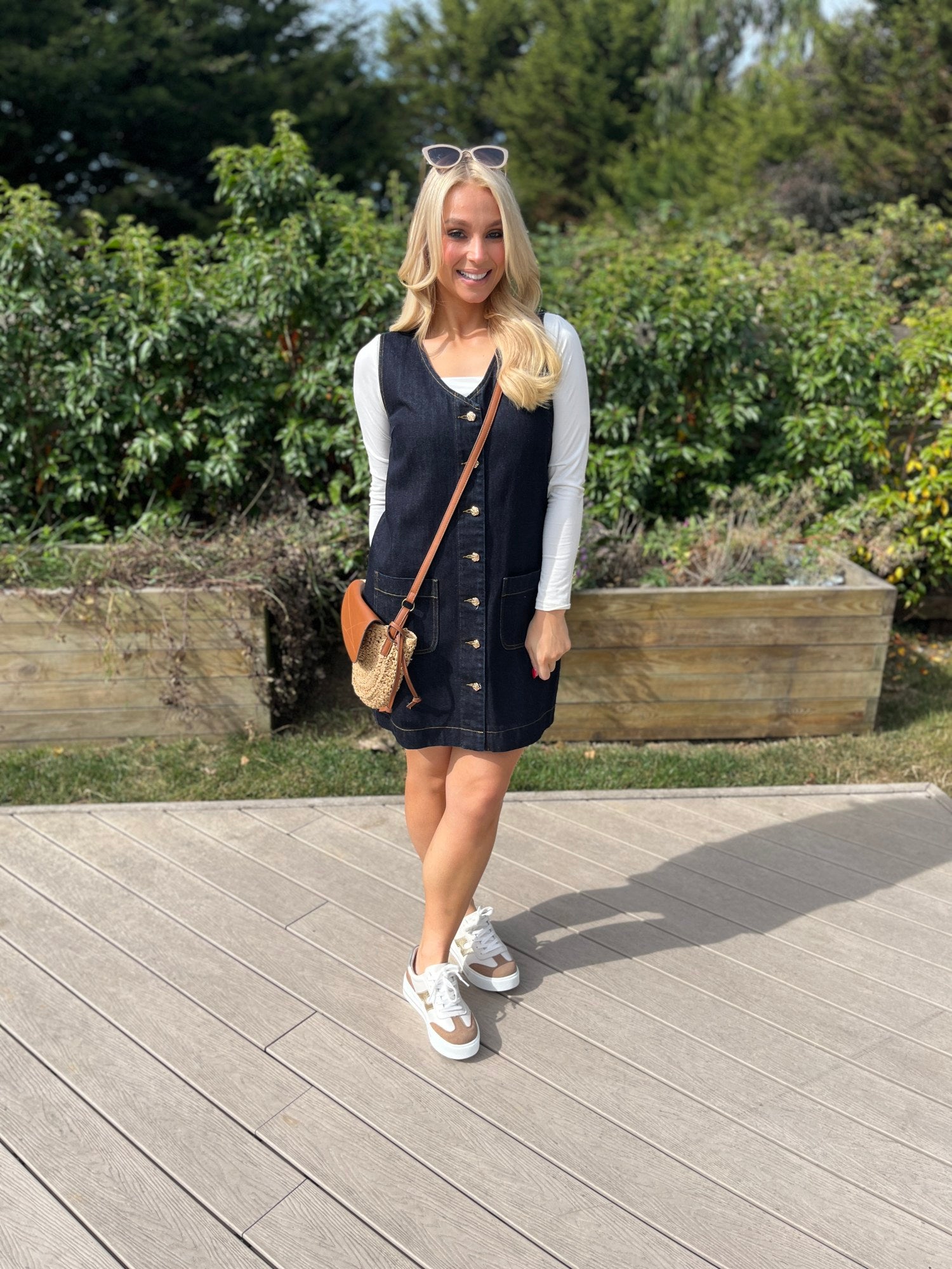 Helena Denim Dress - Image 4