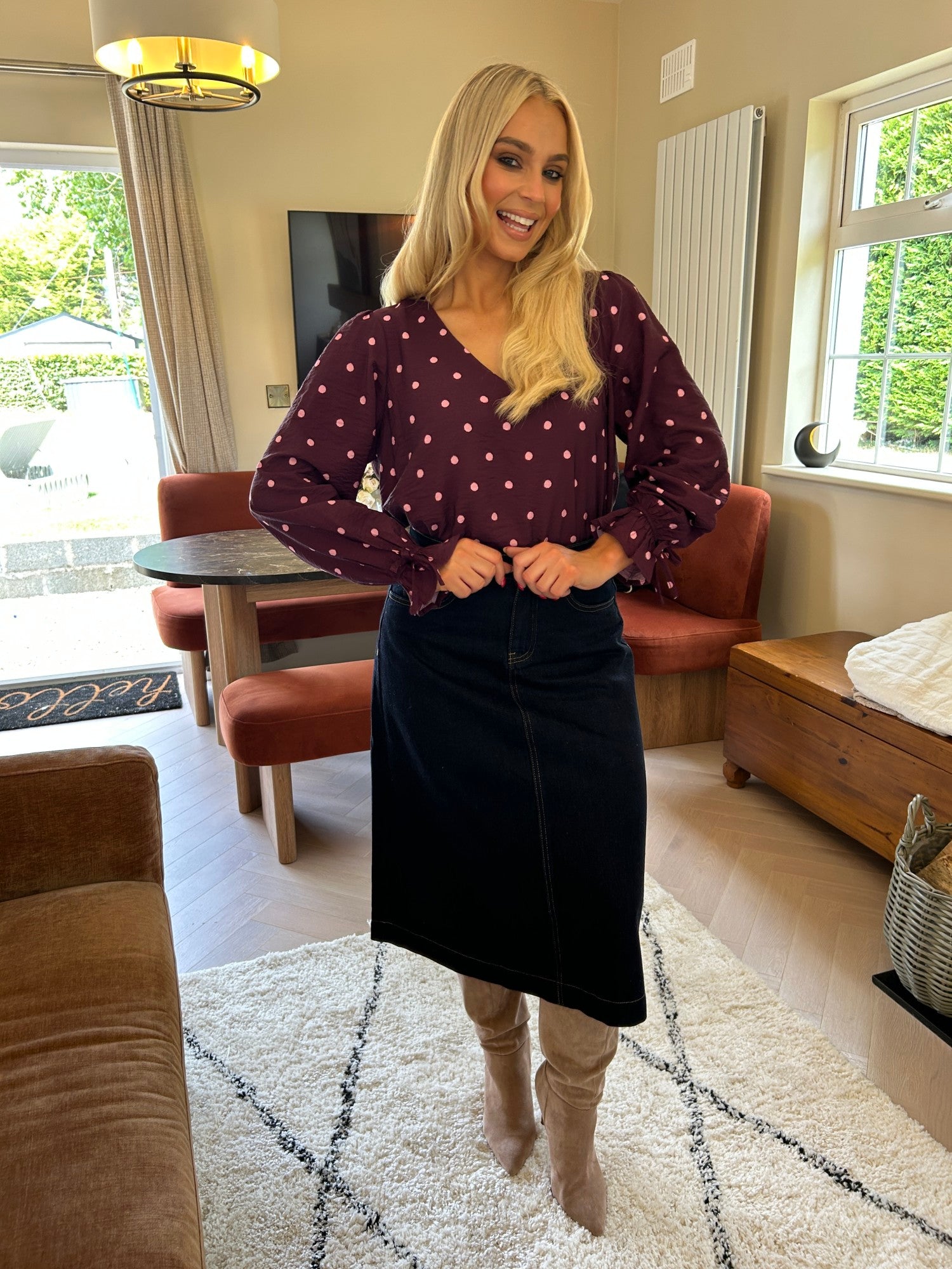 Rachel Denim Skirt - Image 5