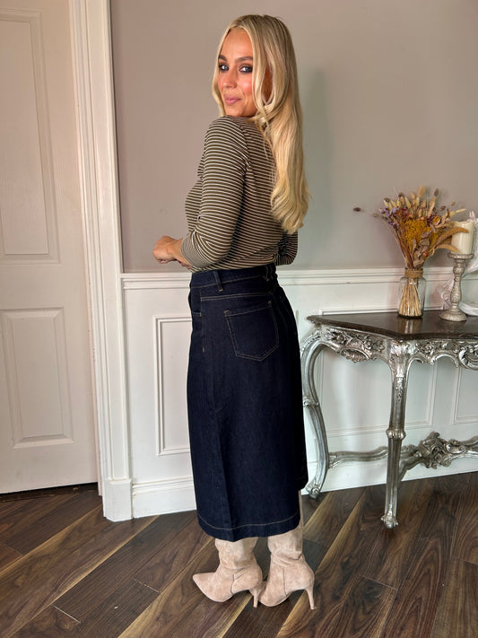 Rachel Denim Skirt - Image 1