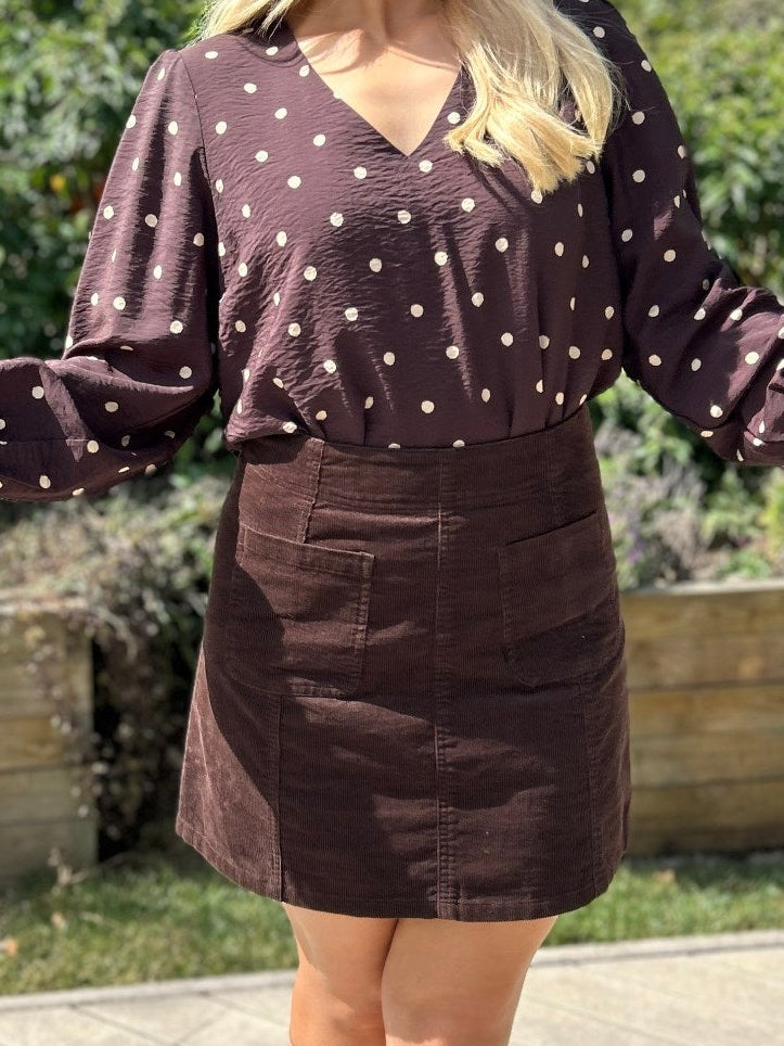 Charlotte Cord Skirt - Image 9