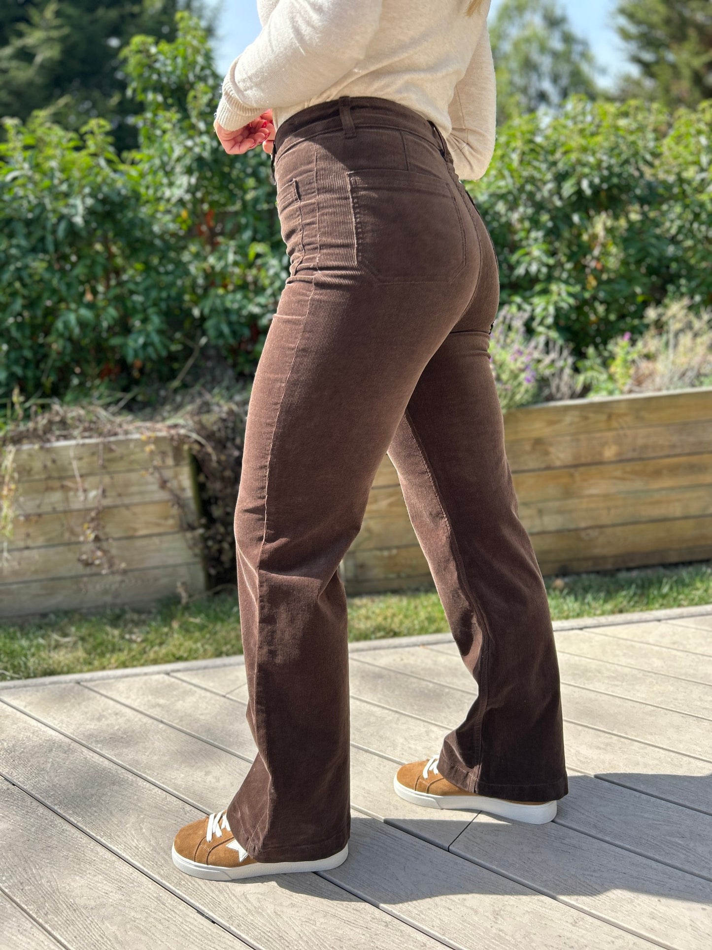 Bridget Cord Mocha Regular - Image 8