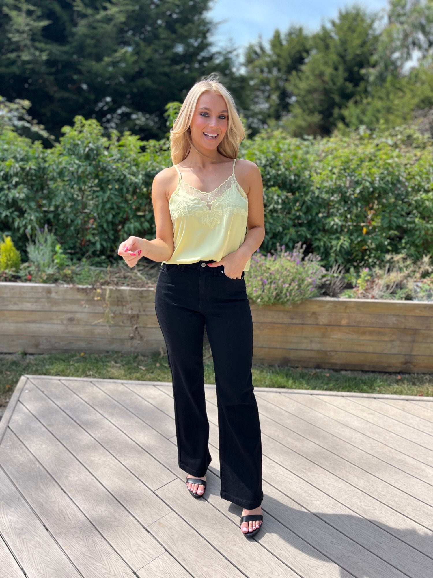 Jane Wide Leg Black Regular - Image 3