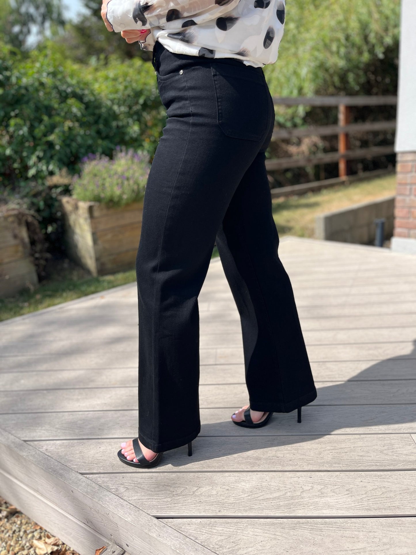 Jane Wide Leg Black Regular - Image 5
