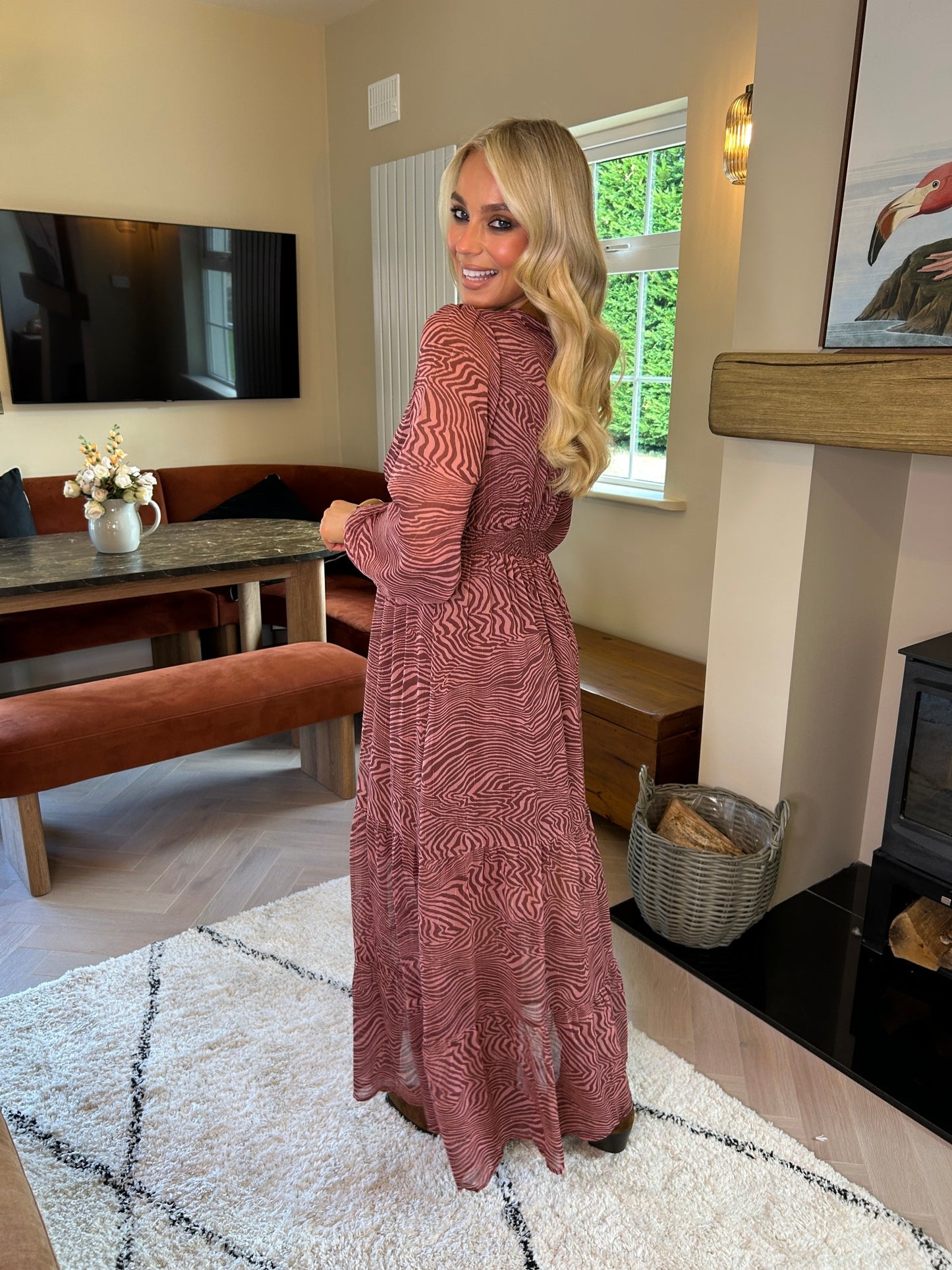 Willow Dress Bordeaux - Image 1