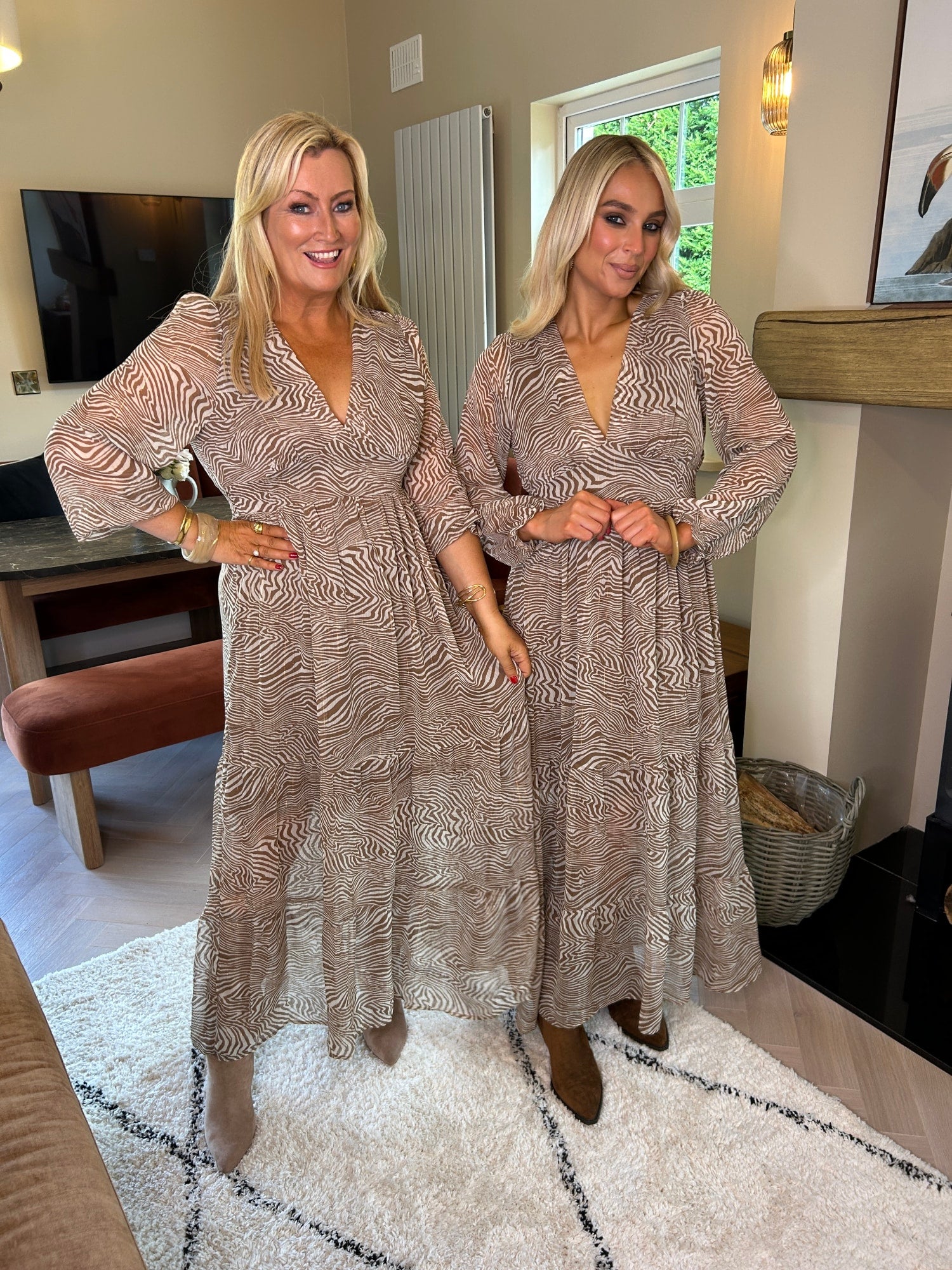 Willow Dress Taupe - Image 1