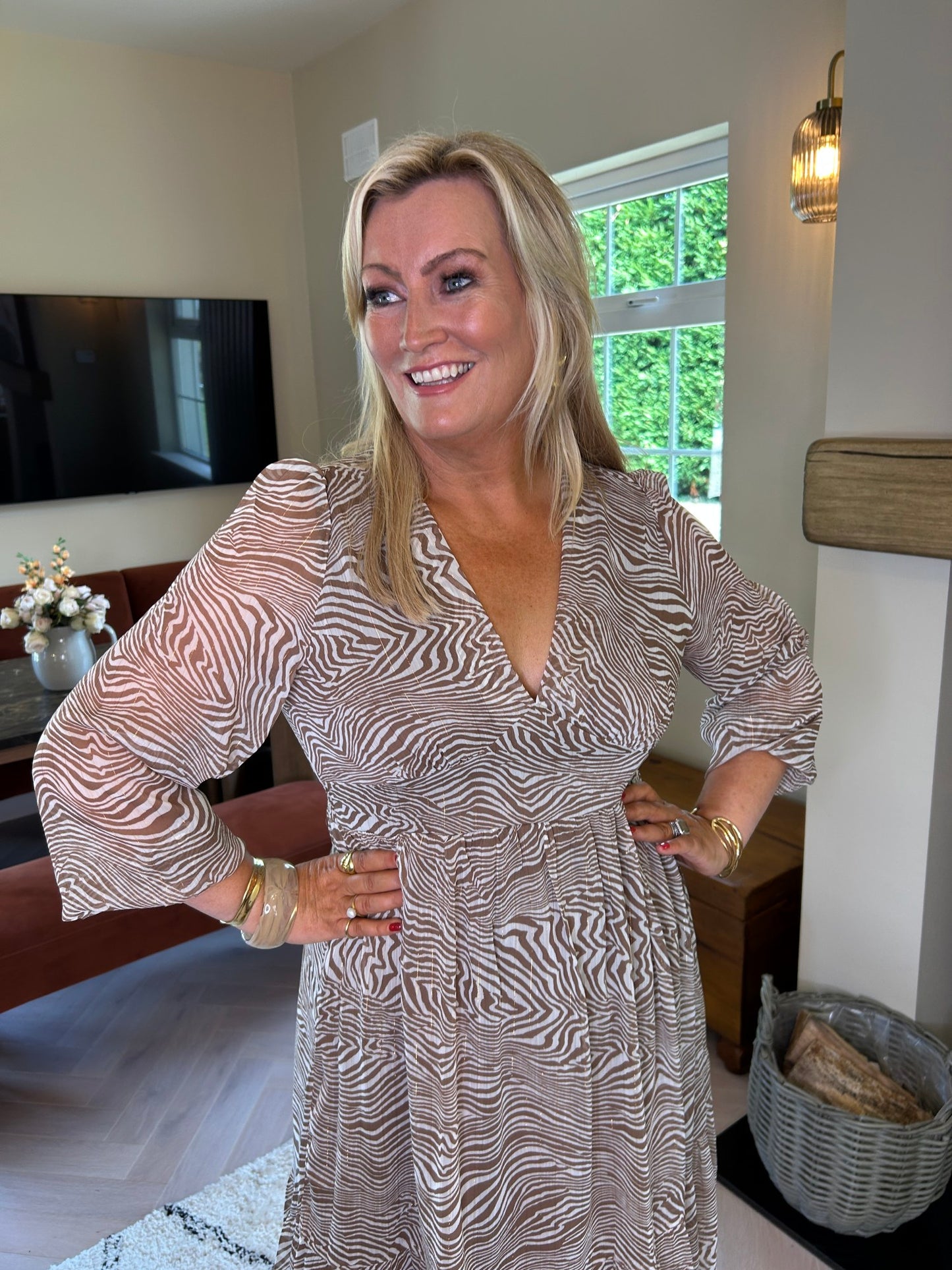 Willow Dress Taupe - Image 5