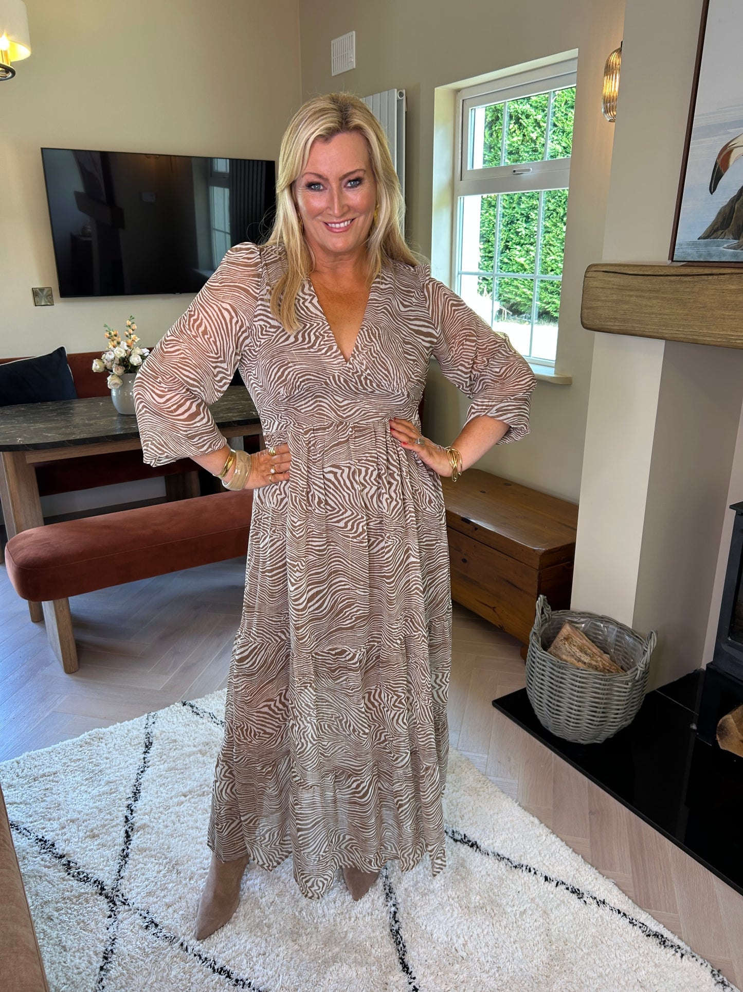 Willow Dress Taupe - Image 6