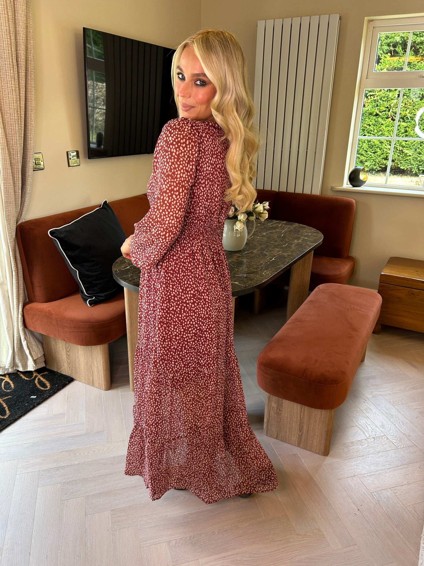 Maple Dress Bordeaux - Image 7