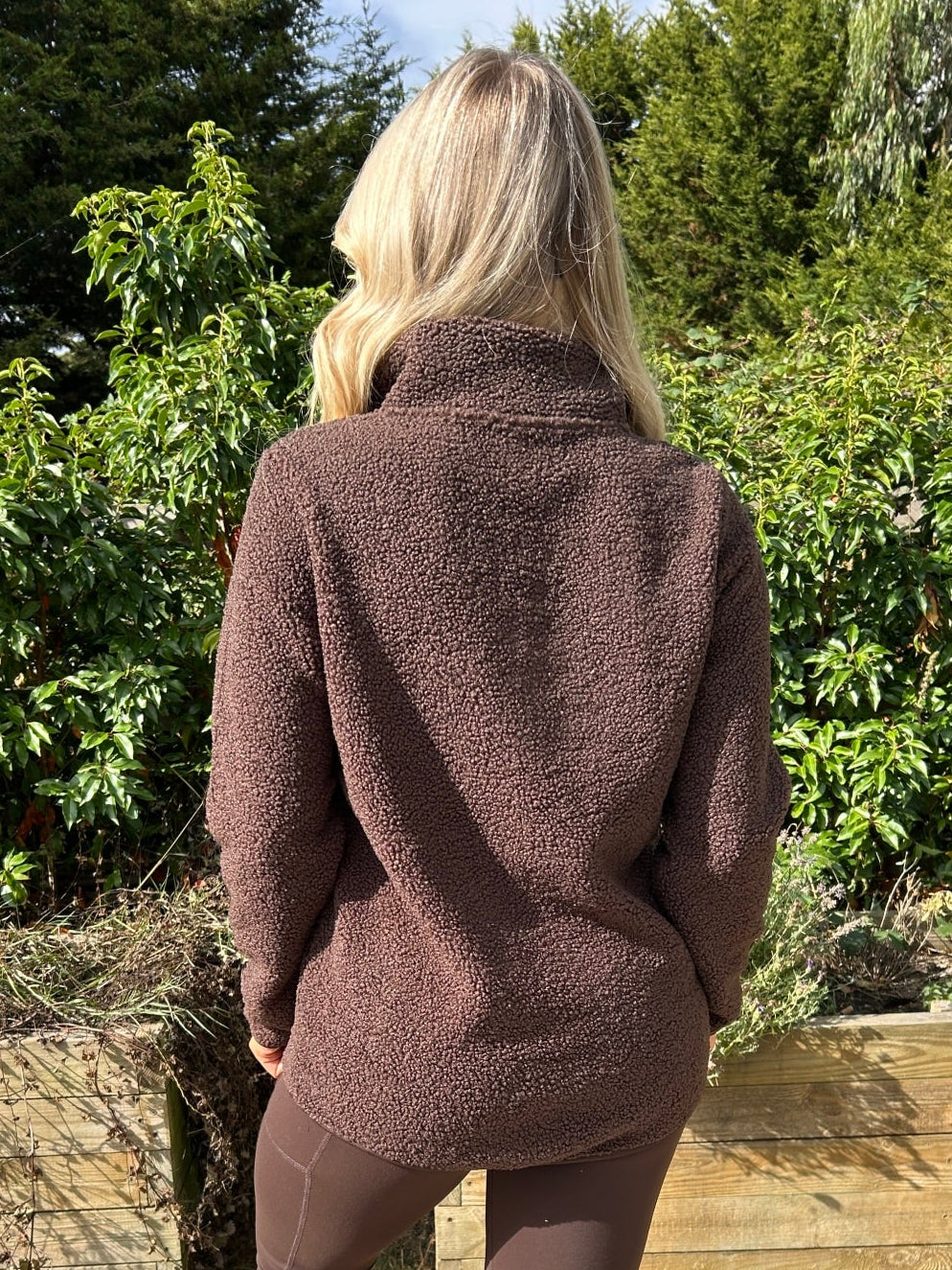 Gia Half Zip Chocolate - Image 2