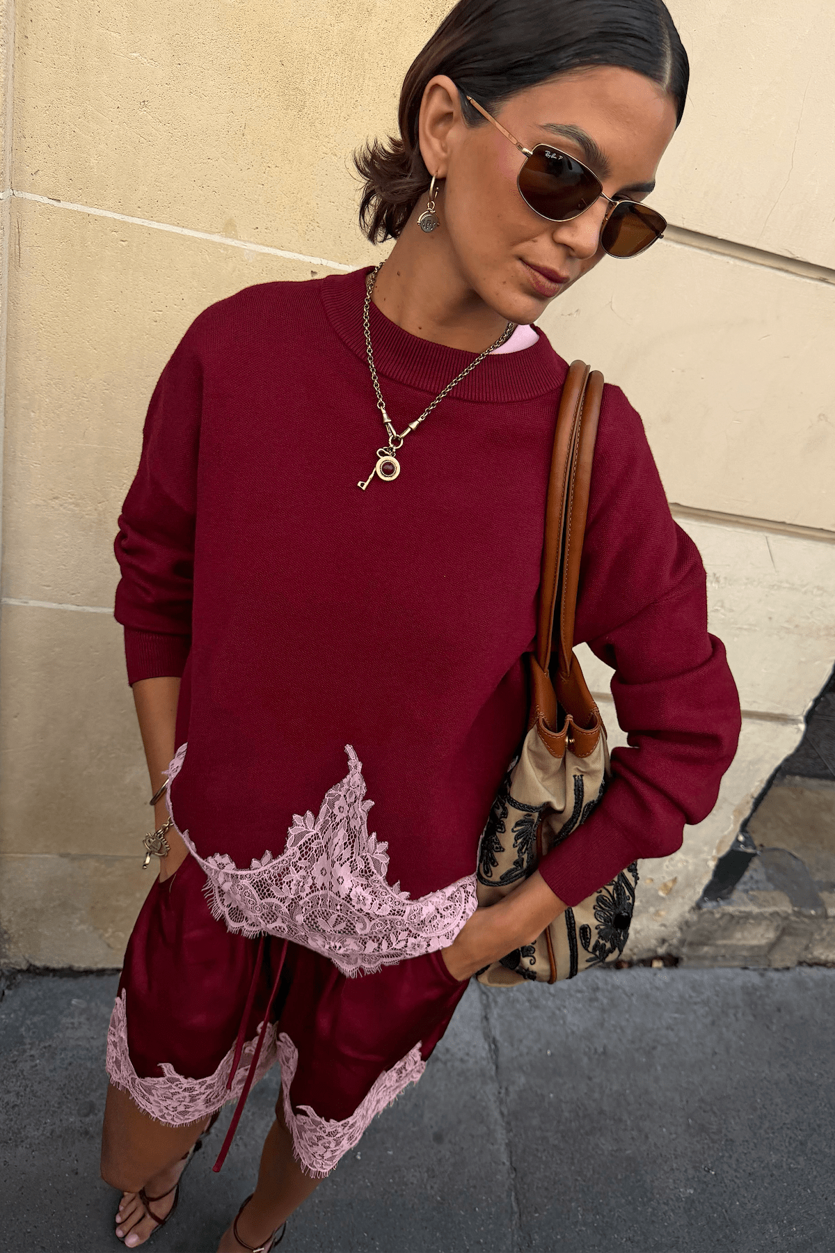 Copenhagen Jumper Burgundy - Image 3
