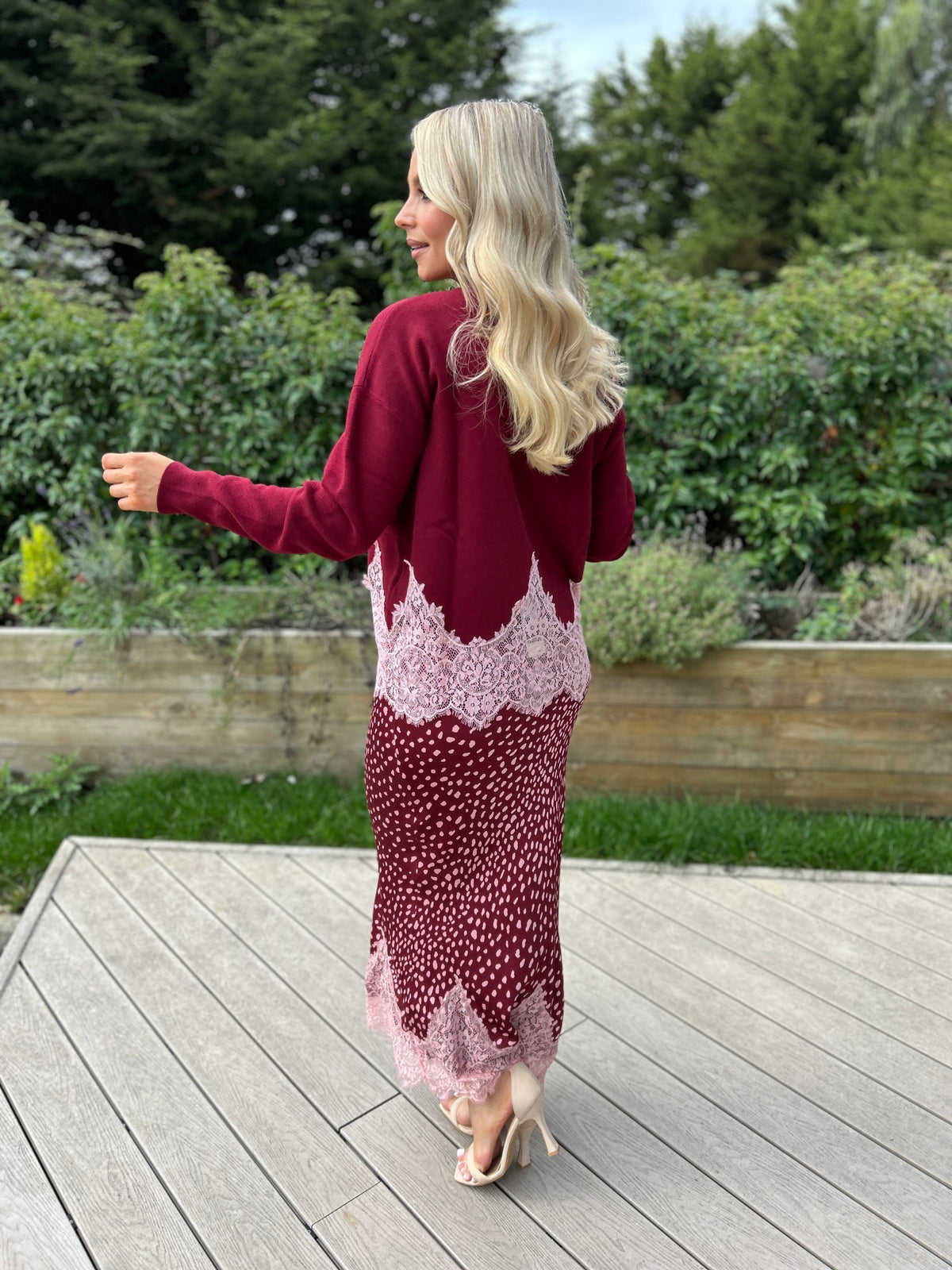 Maeva Skirt Burgundy - Image 2