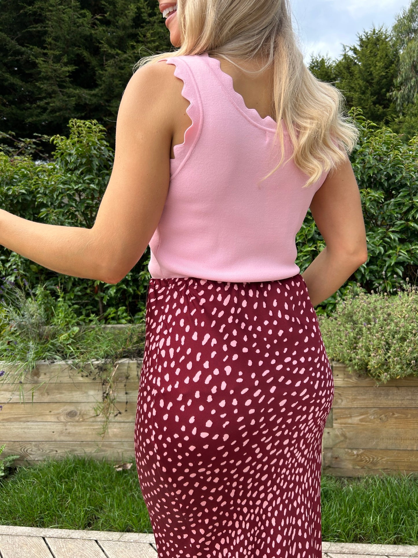 Maeva Skirt Burgundy - Image 7