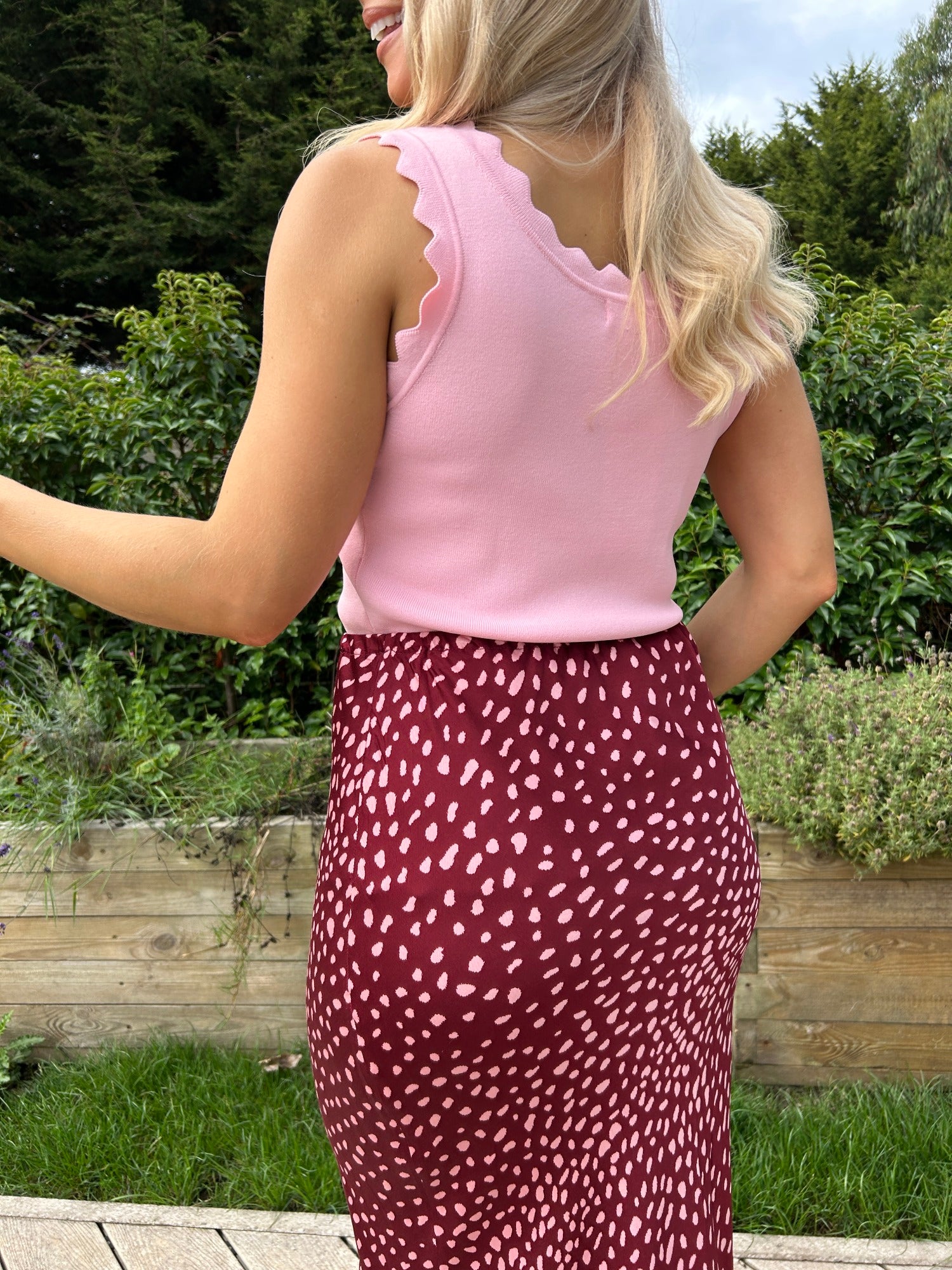 Maeva Skirt Burgundy - Image 7