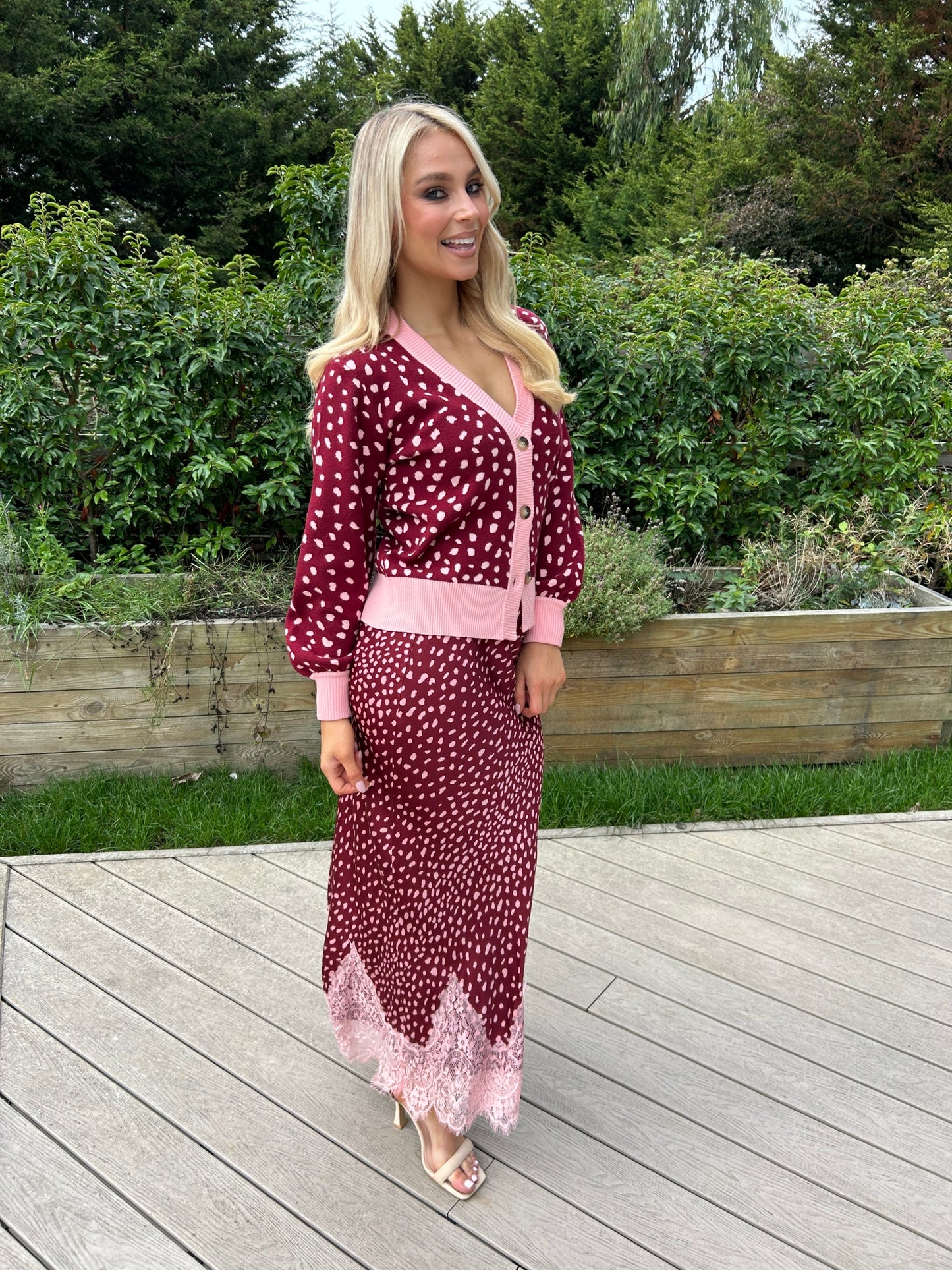 Maeva Skirt Burgundy - Image 9