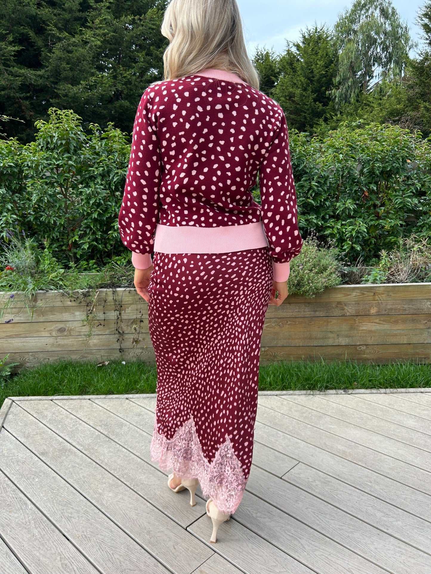 Maeva Skirt Burgundy - Image 11