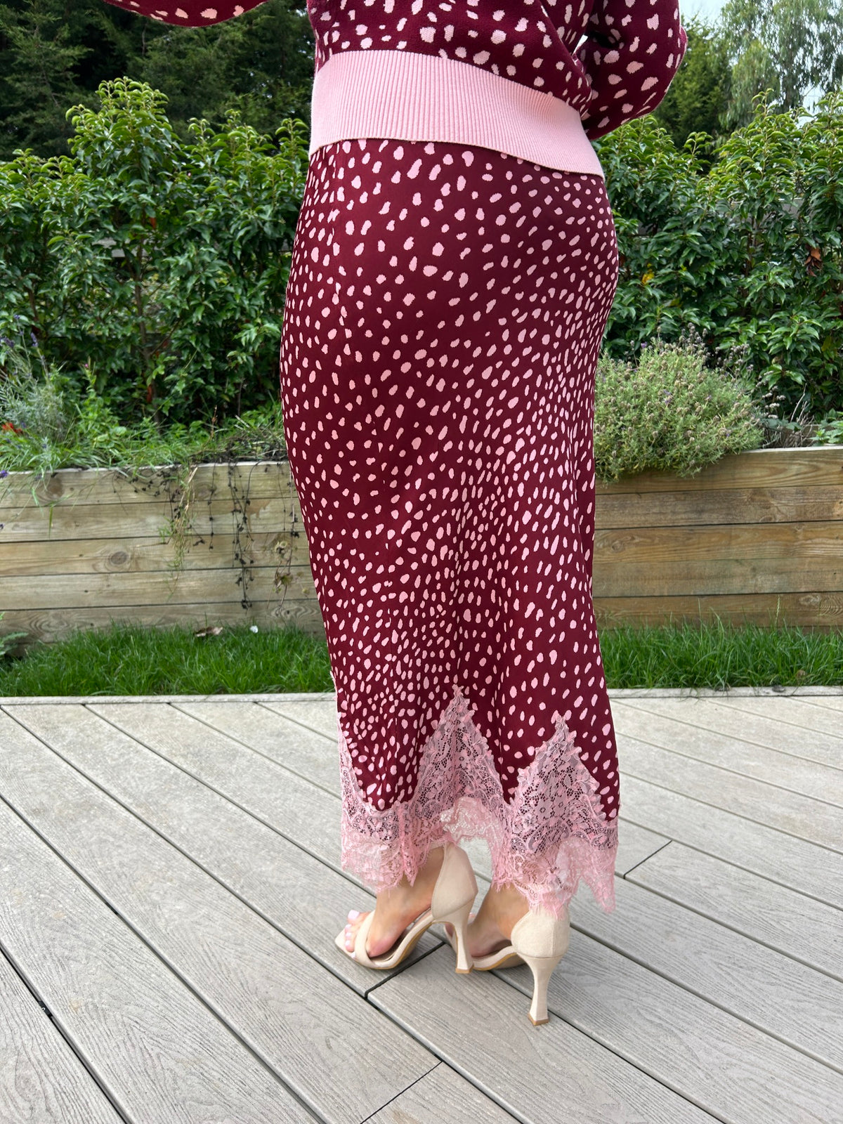 Maeva Skirt Burgundy - Image 12