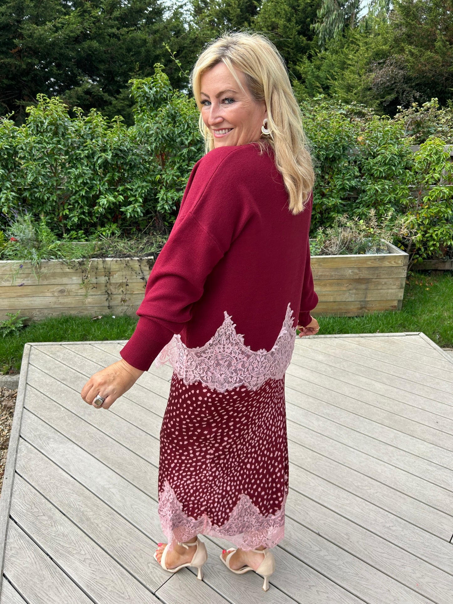 Maeva Skirt Burgundy - Image 13