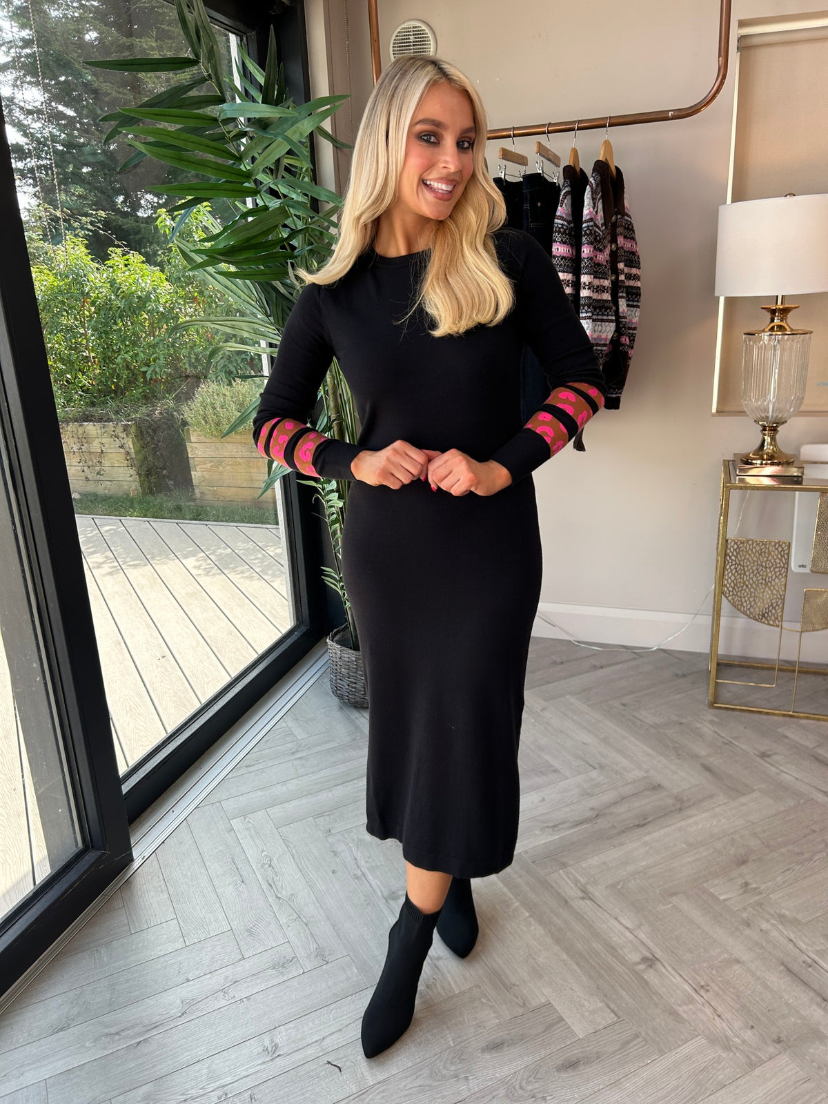 Liselle Knit Dress Black