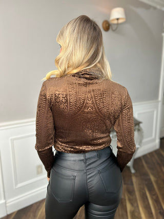 Bethsy Bodysuit Chocolate - Image 6