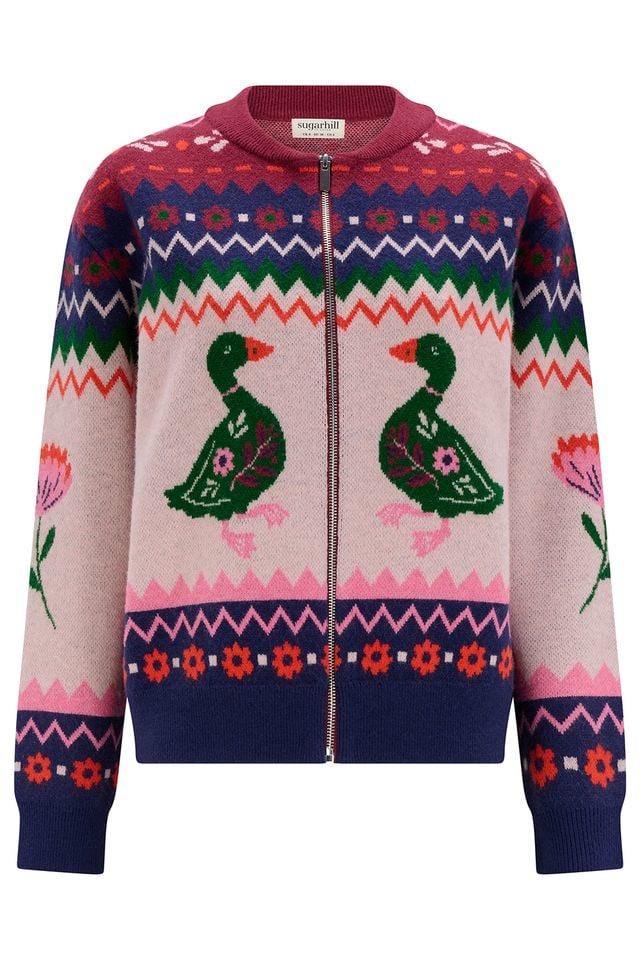 Solana Knitted Duck Bomber - Image 3