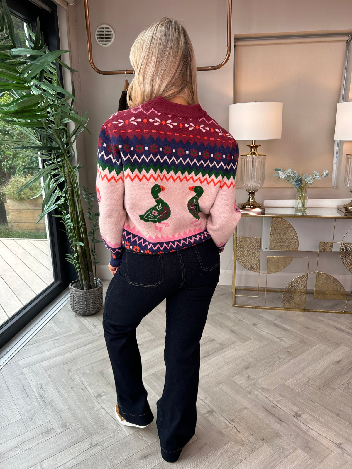 Solana Knitted Duck Bomber - Image 11