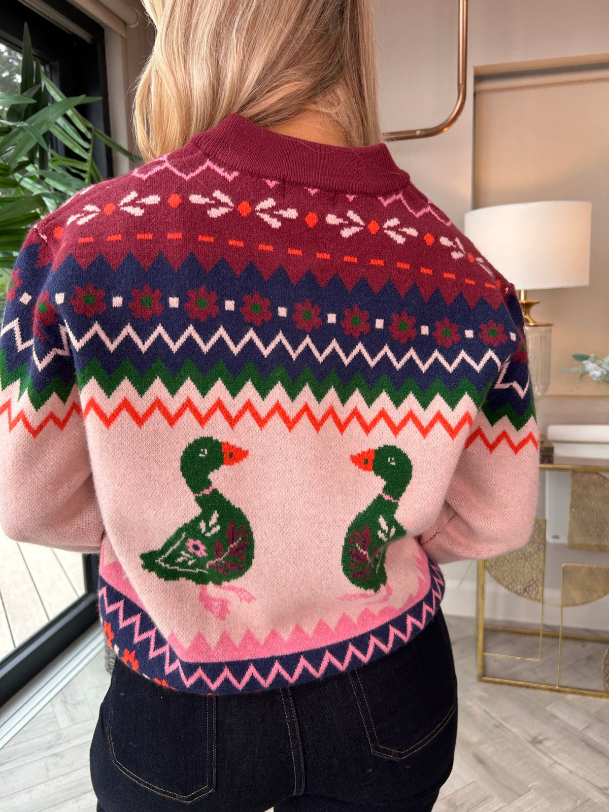 Solana Knitted Duck Bomber - Image 12