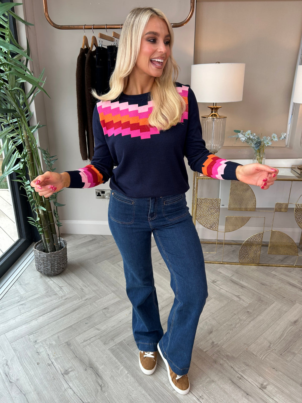 Rita Jumper Navy - Image 4