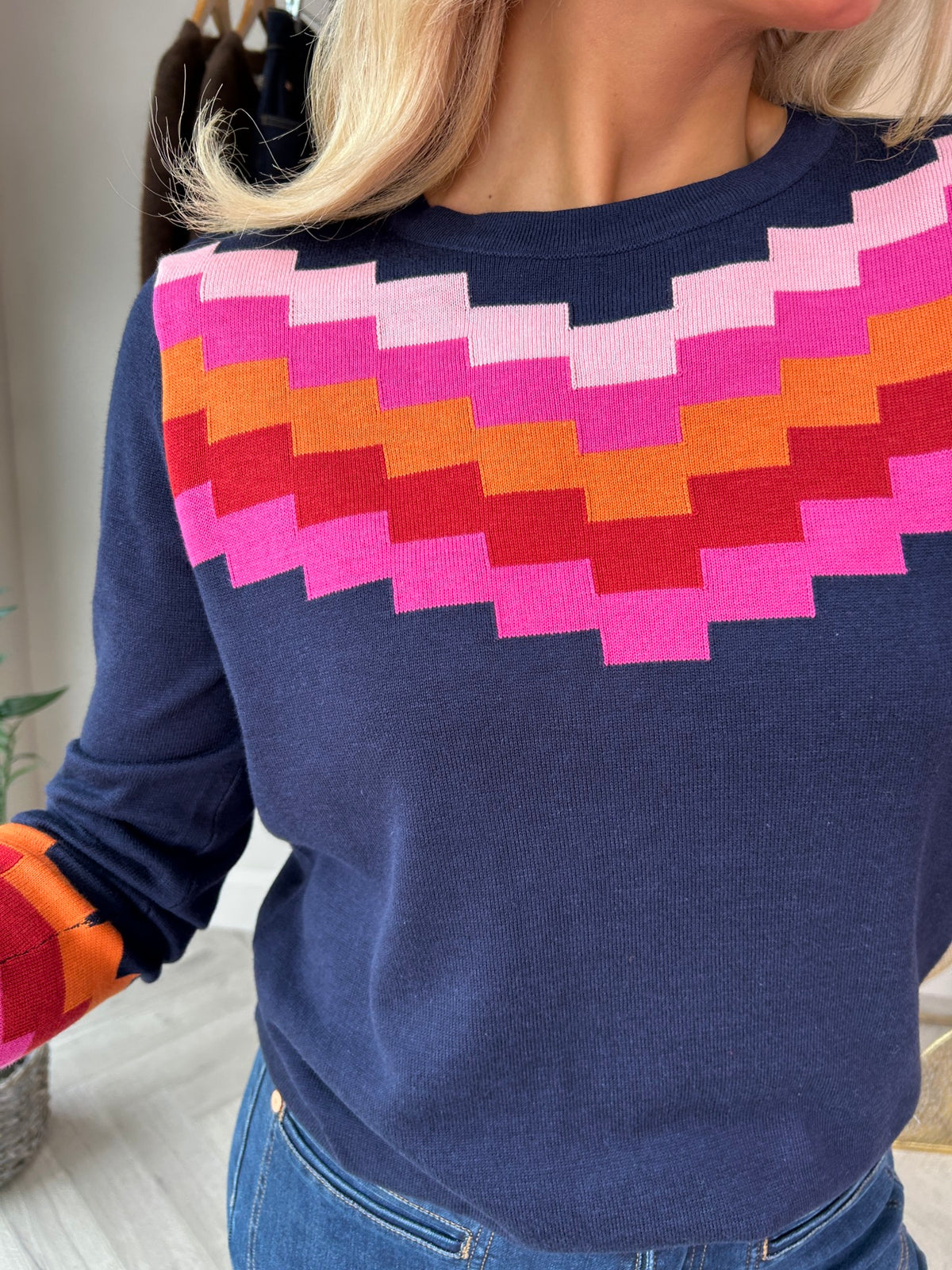 Rita Jumper Navy - Image 5