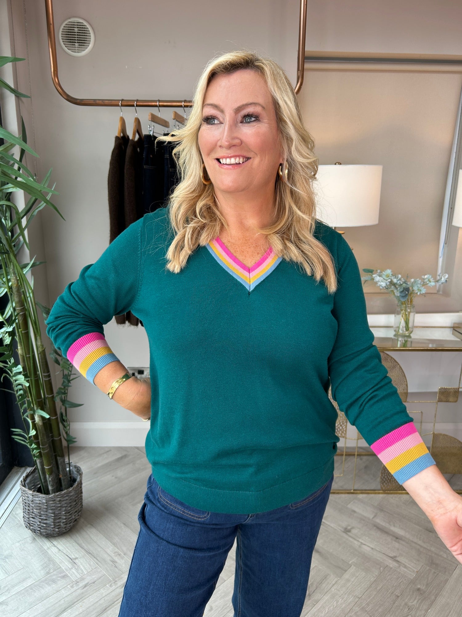 Doris Jumper Teal - Image 4