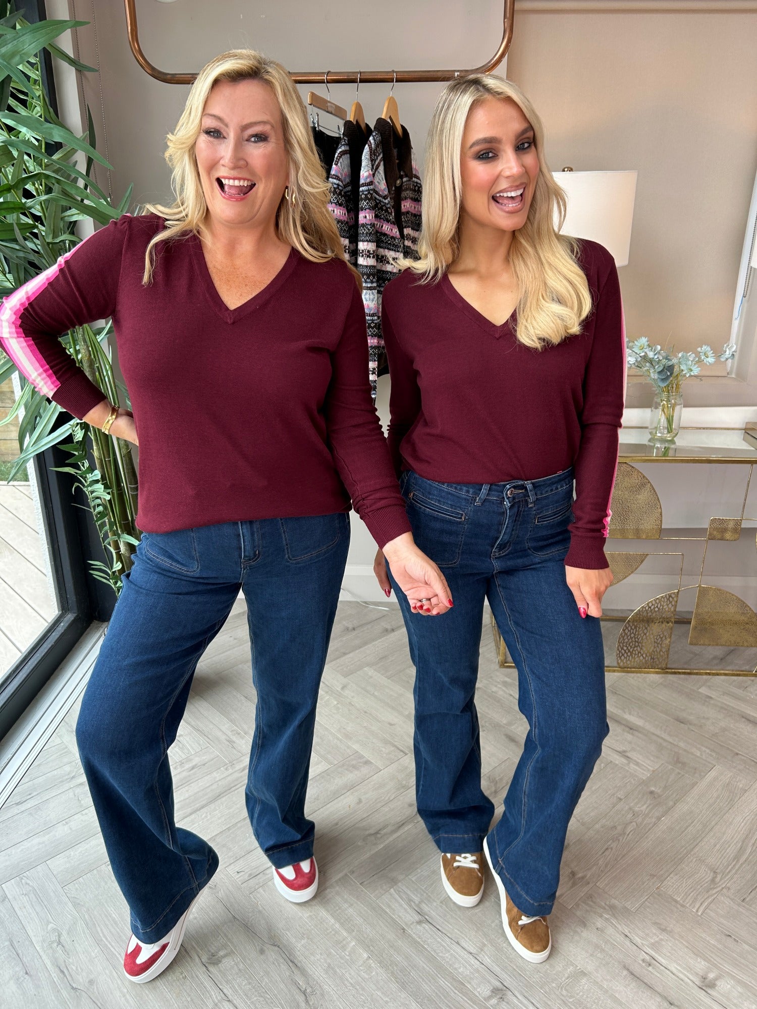 Doris Jumper Burgundy