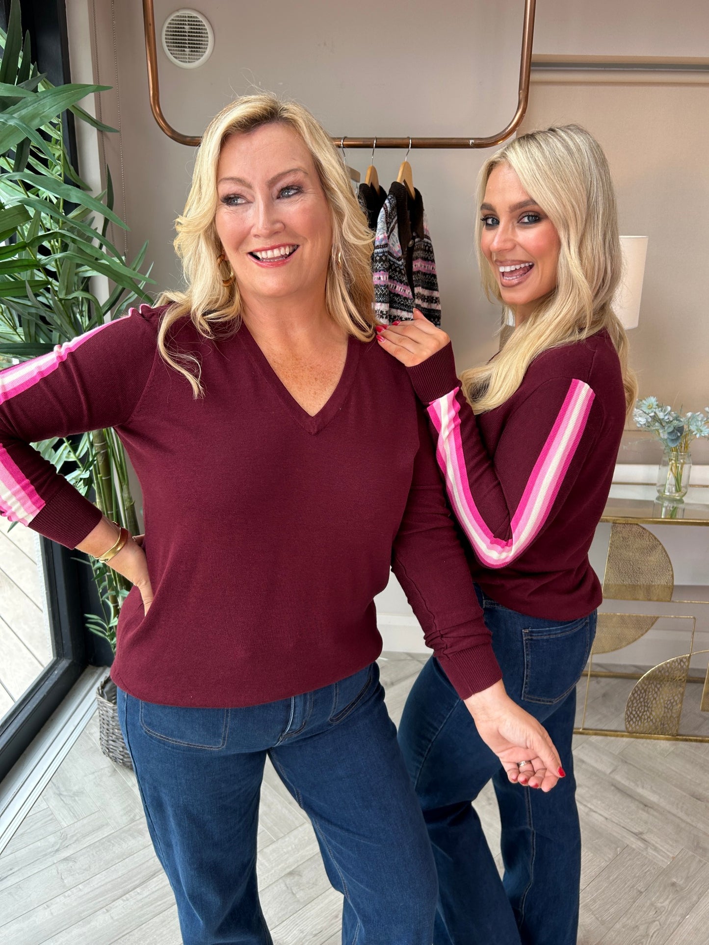 Doris Jumper Burgundy