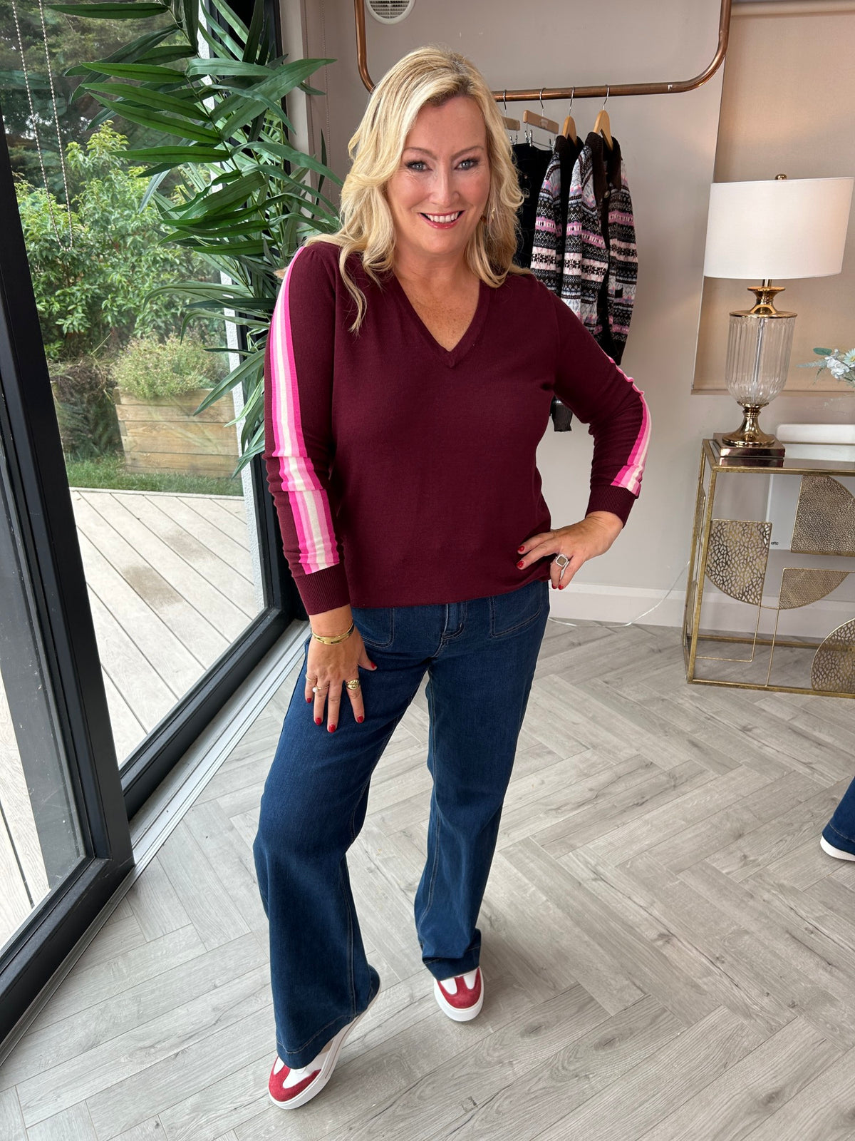 Doris Jumper Burgundy