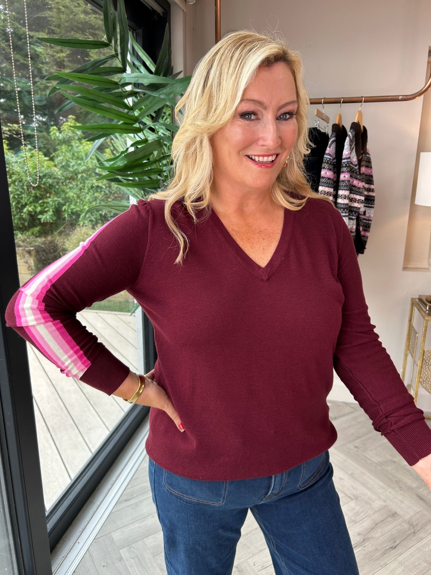 Doris Jumper Burgundy